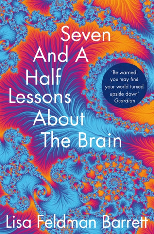 Seven and a Half Lessons About the Brain by Lisa Feldman Barrett. Book cover has an illustration of a leaf Mandelbrot set.