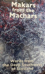 Makars from the Machars by Various. Book cover has an abstract illustration.