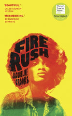  Image for Fire Rush Click to enlarge Fire Rush by Jacqueline Crooks. Photograph of woman with afro haircut and hooped ear rings.