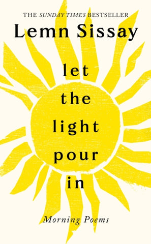 Let the Light Pour In by Lemn Sissay. Book cover has an illustration of the sun.