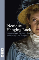 Picnic at Hanging Rock by Joan Lindsay. Book cover has a photograph of a woman in Victorian costume.
