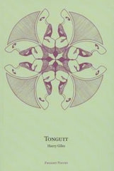 Tonguit by Harry Giles. Book cover has a kaleidoscope illustration of a mouth with its tongue sticking out. 